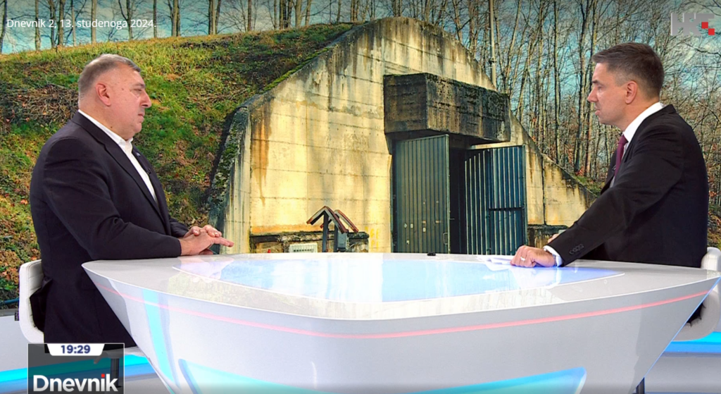 Tonči Tadić u studiju HRT-a (foto: printscreen)